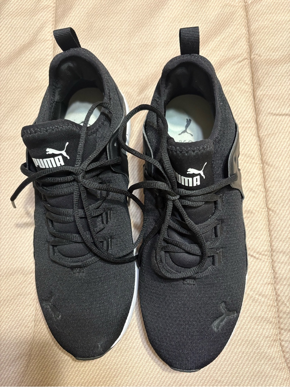Puma Women's Black Athletic Knit Trainers